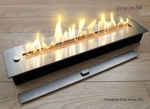 Механічний біокамін Алаід Style 600 Gloss Fire  #1681551