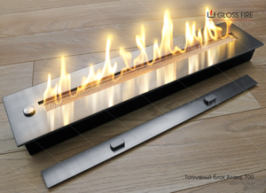 Механічний біокамін Алаід Style 700 Gloss Fire  #1681476