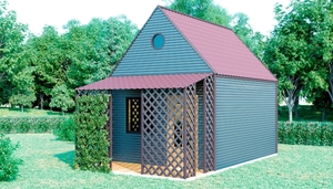 Дачный садовый домик. #1682473