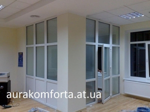 Установка металлопластиковых окон,  дверей,  перегородок  #1685879