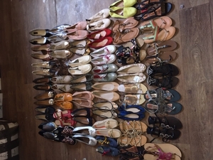 Стоковая обувь на вес,  7$/кг,  жен,  муж.,  кожа,  лето/деми #1685845