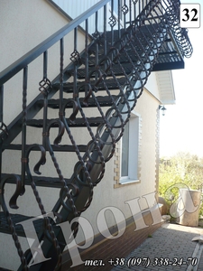 Лестница кованая #1687543