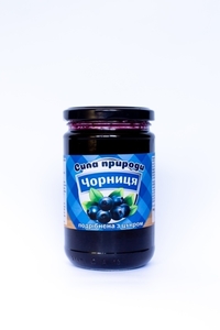 Джем из черники,  черника с сахаром #1686602