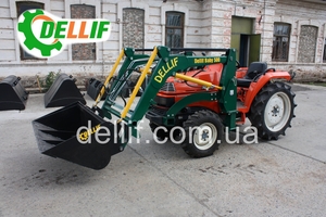 Погрузчик на мини-трактор Kubota- навесной кун Деллиф Бейби 500 #1686404