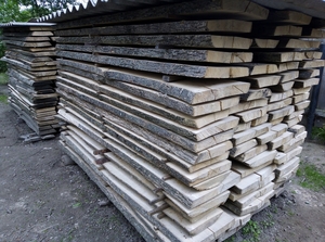 Ясень доска (50мм,  необрезная) #1688705