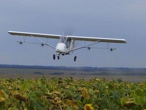 Десикація соняшника. Літак-Бекас,  Агродрон,  Дельтоплан #1689767