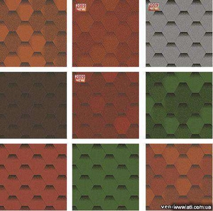  Битумная черепица (2 формы 23цвета) #1690468