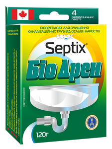 Биопрепарат Bio Septix БИО ДРЕН для очистки труб #1247928