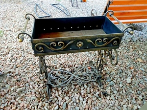 Мангал металлический кованый неразборной #1690452