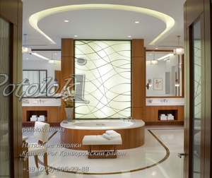 Двухуровневый парящий натяжной потолок Кривой Рог #1690620