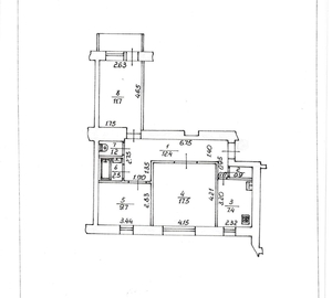 Продаж 3-кімнатної квартири під комерційну діяльність #1693180