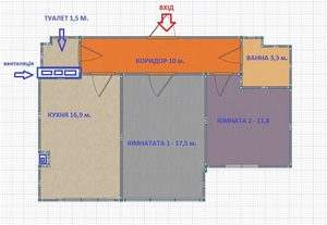 Продам 2-кімн. квартиру  #1693898