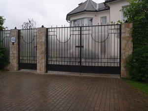 Распашные сварные ворота #1694745