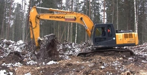 Корчевание пней,  чистка водоемов,  планировка участков,  Киев #1701380