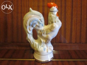 Продам статуэтку Фарфоровый штоф-петух.   #1497378