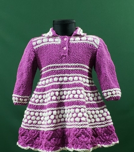 На подарок. Вязаное платьице 