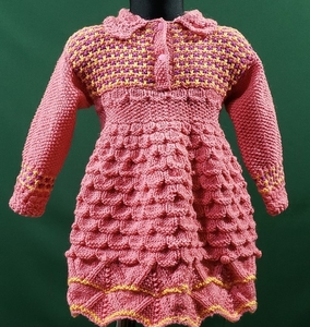 На подарок. Тёплое вязаное платьице #1700380