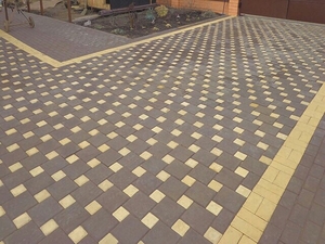 Тротуарная плитка Квадрат малый #1703322