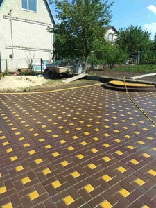 Тротуарная плитка Квадрат Большой #1703317