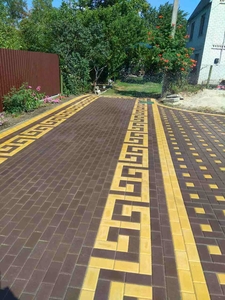 Тротуарная плитка Кирпич #1703316