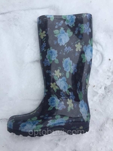 Сапоги женские резиновые силиконовые Реалпакс оптом #1703344