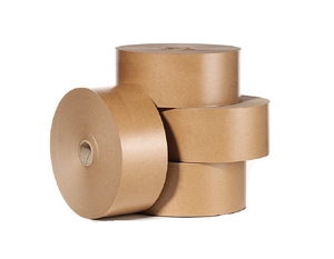 Паперовий еко скотч 60 мм х 200 м Viskom,  активований водою #1702993