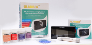 Глюкометр 4 в 1 GLANBER ™ 4 Анализа показателей #1702030