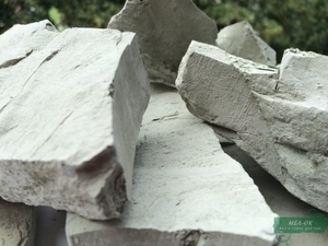 Глина Синяя кусковая,  пакет 1 кг #1702333