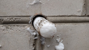 Утепление стен домов пеной пеноизол,  жидкий пенопласт #1371280