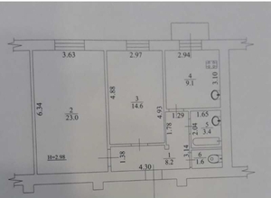 Продам 2-х комн. сталинку,  Центр,  пр. Московский,  96 А #1704540