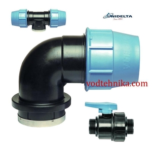 Фитинги для полиэтиленовых труб UNIDELTA (Италия) #1705100