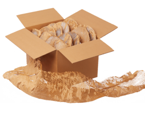 Cотовая крафт-бумага 42 см х 100 м PaperPack в рулоне  #1705698