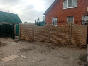 Евро заборы глянцевые,  цветные (мрамор из бетона) #1706930