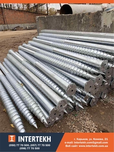 Винтовые сваи - геошурупы,  отличное решение при строительстве  #1707523