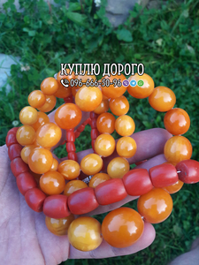 Куплю вироби та прикраси з бурштину,  коралове намисто,  перламутр. Буси #1708804