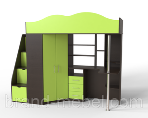 Ліжко горище ДМ 37 серії Binky #1708257