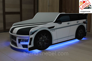 Дитяче ліжко машина Ленд Ровер серії Преміум  #1708254