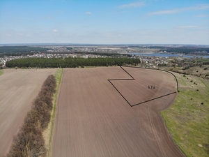 Земельна ділянка у селі Хлепча загальна площа 6.18 Га. Ліс,  Річка #1709389