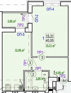 Без комиссии 0%  1 квартира в ЖК Гидропарк #1713259