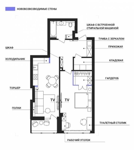 1-но комн. кв. в новом доме бизнес класса Континенталь #1712378
