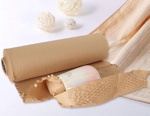 Сотовая крафт-бyмaгa упаковочная PaperPack в рулоне #1712218