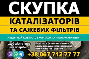 Скупка каталізаторів та сажових фільтрів з авто #1713258