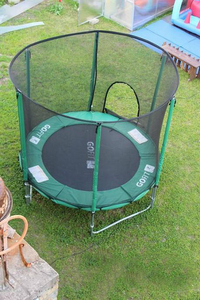 Батут 252 см с защитной сеткой и лестницей #1712426