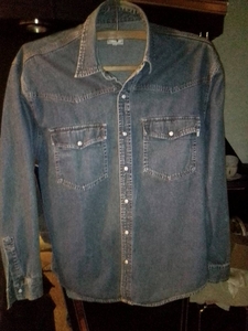 Джинсовая рубашка #1711838