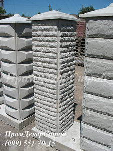 Блоки колонные для забора купить в Одессе #1716323