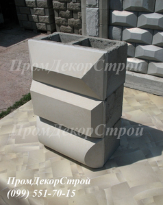 Облицовочные рельефные блоки для забора в Одессе #1716332