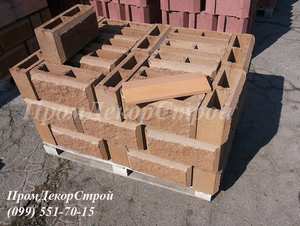 Камень для забора,  декоративный колотый блок в Одессе  #1716334