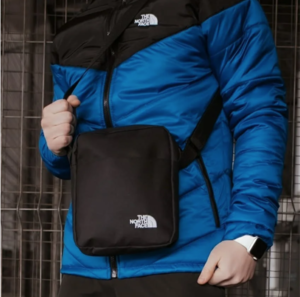 Чоловіча барсетка  The North Face  чорна ,  Reebok  синя   #1717548