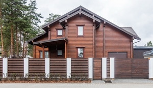 Продажа сруба 365 м2 в стиле Шале кг GoldFish Лебедевка Без комиссии % #1717072