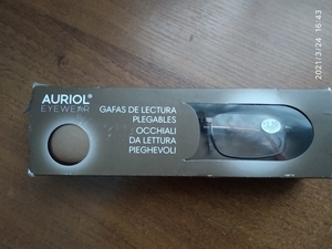 Окуляри для читання 1.5,  2.0,  2, 5,  3.0 складні в чохлі Auriol #1718016